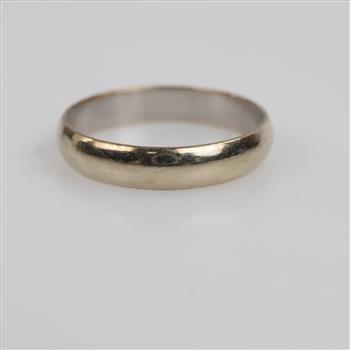 14kt White Gold Band