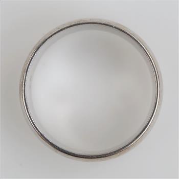 14kt White Gold Band