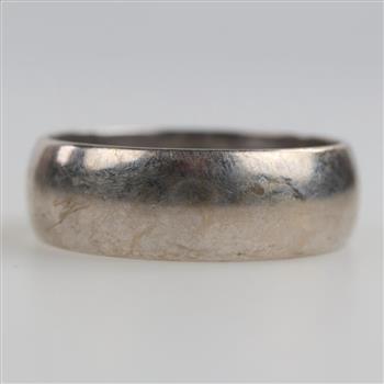 14kt White Gold Band