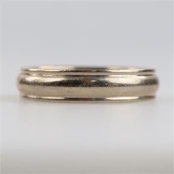 14kt White Gold Band