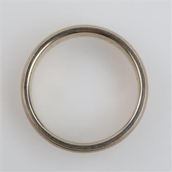 14kt White Gold Band