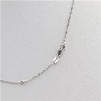 14kt White Gold Cable Chain Necklace