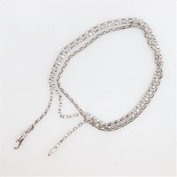 14kt White Gold Cable Chain Necklace