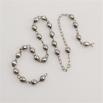 14kt White Gold Chain