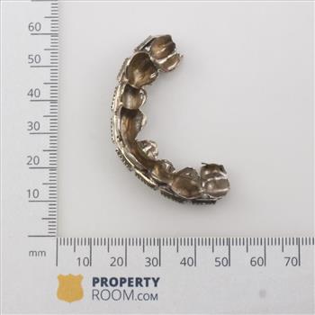 14kt White Gold Diamond Accent Teeth Caps