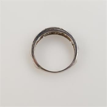 14kt White Gold Diamond Band