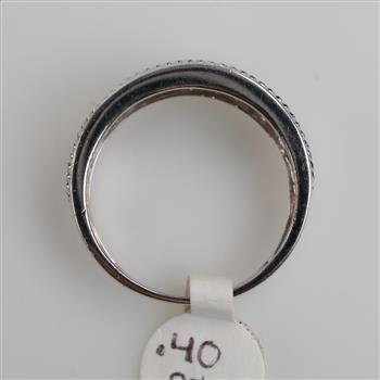 14kt White Gold Diamond Band