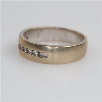 14kt White Gold Diamond Band