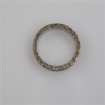 14kt White Gold Diamond Band
