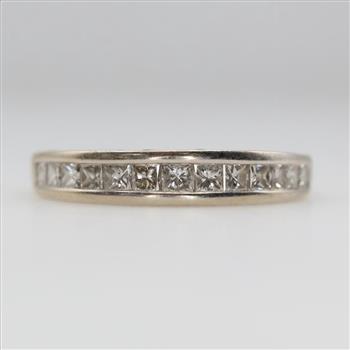 14kt White Gold Diamond Band