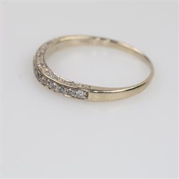 14kt White Gold Diamond Band