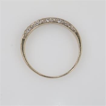 14kt White Gold Diamond Band