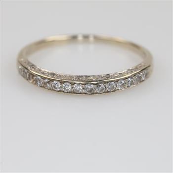 14kt White Gold Diamond Band