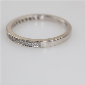 14kt White Gold Diamond Band
