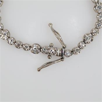 14kt White Gold Diamond Bracelet
