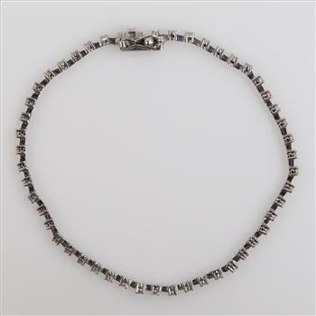 14kt White Gold Diamond Bracelet