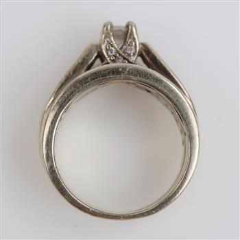 14kt White Gold Diamond Bridal Set