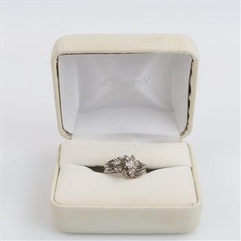 14kt White Gold Diamond Bridal Set