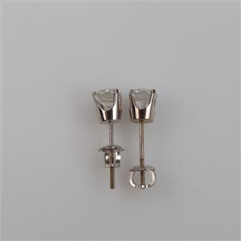 14kt White Gold Diamond Earrings