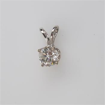 14kt White Gold Diamond Pendant