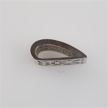 14kt White Gold Diamond Pendant
