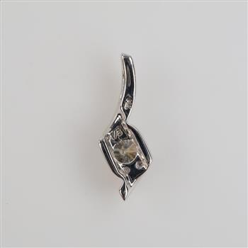 14kt White Gold Diamond Pendant