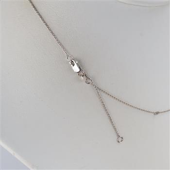 14kt White Gold Diamond Pendant Necklace