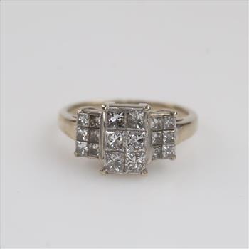 14kt White Gold Diamond Ring