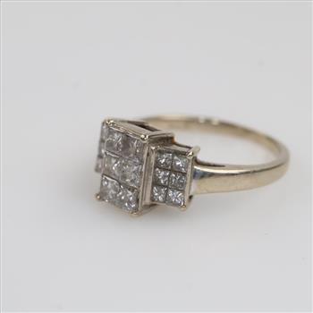 14kt White Gold Diamond Ring