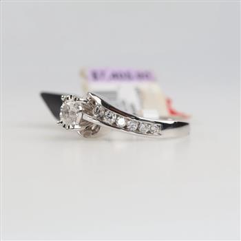 14kt White Gold Diamond Ring
