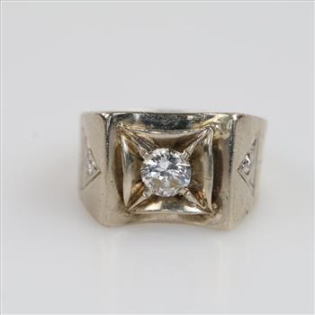 14kt White Gold Diamond Ring