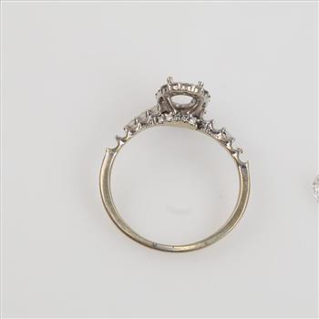 14kt White Gold Diamond Ring
