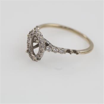 14kt White Gold Diamond Ring