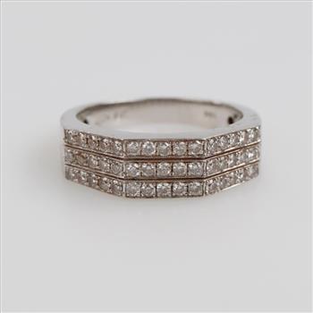 14kt White Gold Diamond Ring