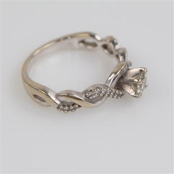 14kt White Gold Diamond Ring