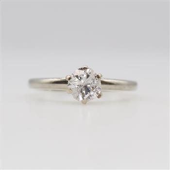 14kt White Gold Diamond Ring