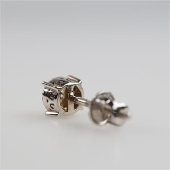 14kt White Gold Diamond Single Earring
