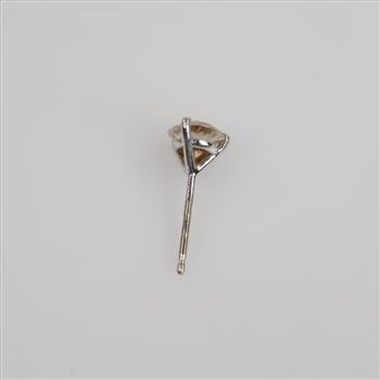 14kt White Gold Diamond Stud Earring