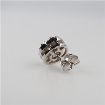 14kt White Gold Diamond Stud Earring
