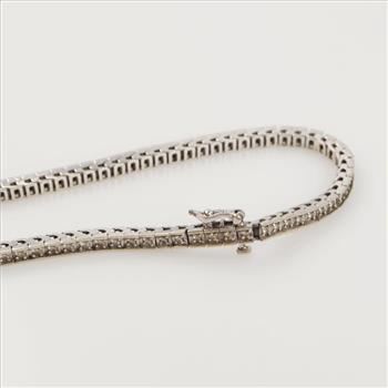 14kt White Gold Diamond Tennis Bracelet