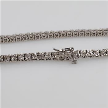 14kt White Gold Diamond Tennis Bracelet
