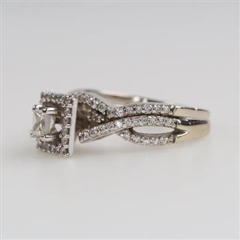 14kt White Gold Diamond Wedding Set