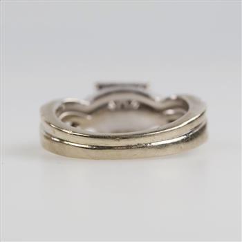 14kt White Gold Diamond Wedding Set