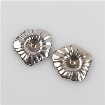 14kt White Gold Earring Jackets