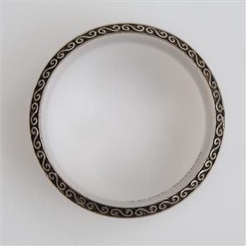14kt White Gold Embellished Band