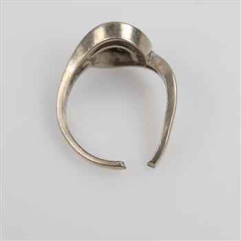 14kt White Gold Multicolored Stone Ring