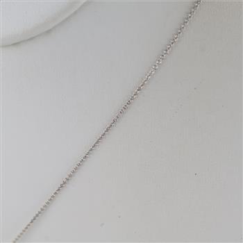 14kt White Gold Palm Tree Diamond Accent Necklace