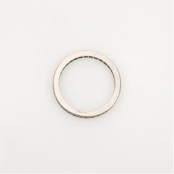 14kt White Gold Ruby Eternity Band