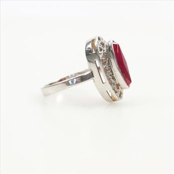 14kt White Gold Ruby Ring