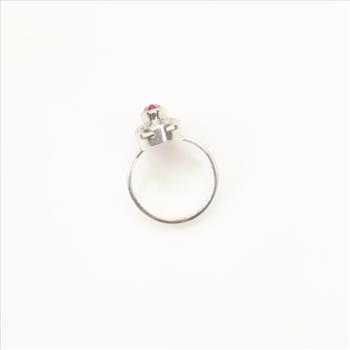 14kt White Gold Ruby Ring